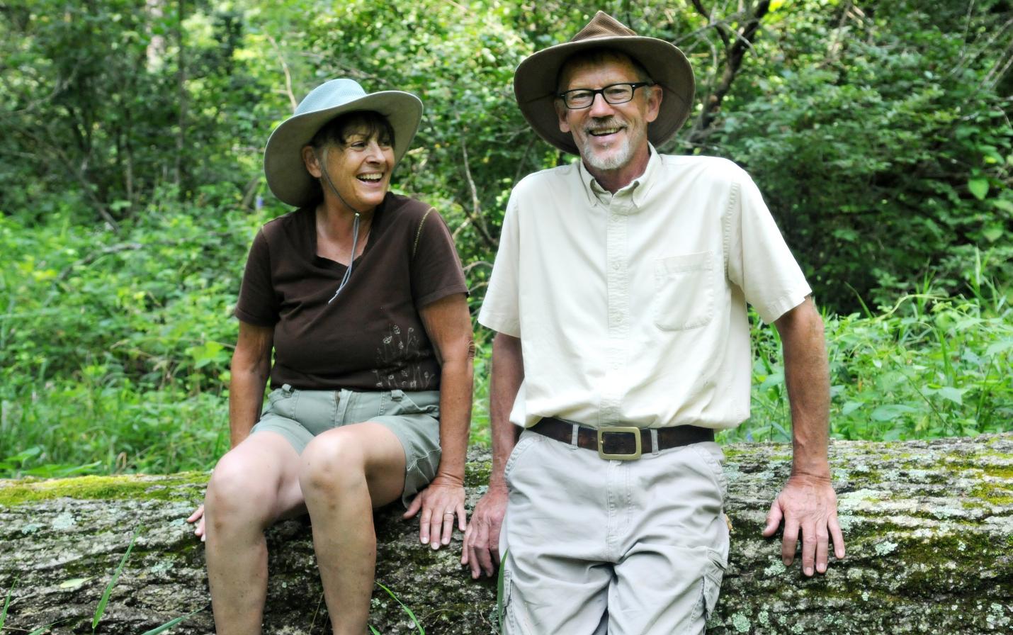 Jensens on their land