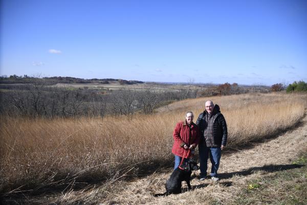 landowners on restored grassland