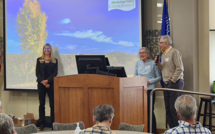Dave and Gretchen Skoloda were honored by the Conservancy for a lifetime of service