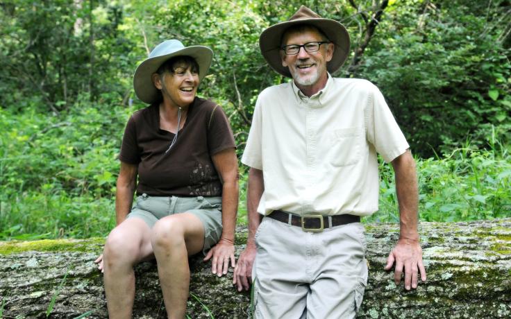 Jensens on their land